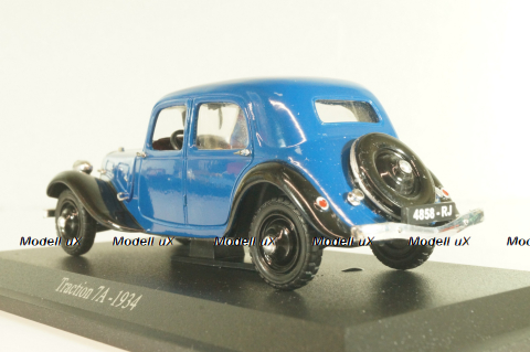 Citroen Traction 7A 1934, dark blue, 6112532, Atlas 1:43