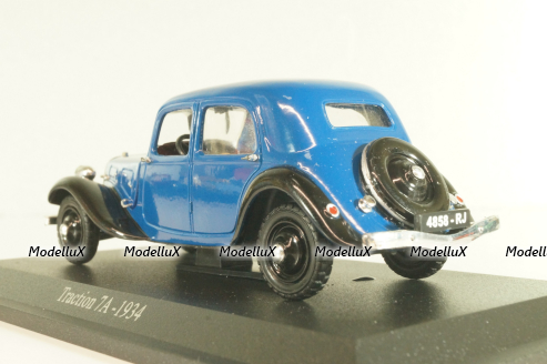 Citroen Traction 7A 1934, dark blue, 6112532, Atlas 1:43