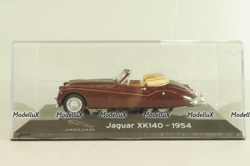 Jaguar XK 140 1954, brown, Altaya 1:43 Уценка!