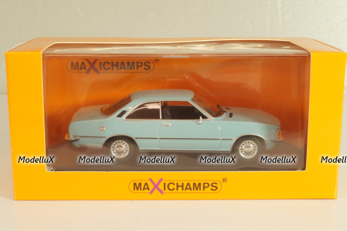 Opel Record D Coupe 1962, blue, 940044021, Maxichamps 1:43