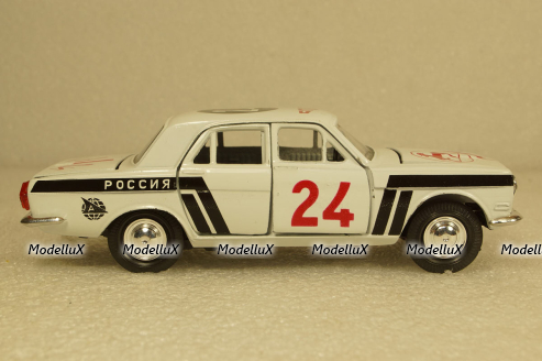 Газ-24, Волга, ралли, Агат 1:43