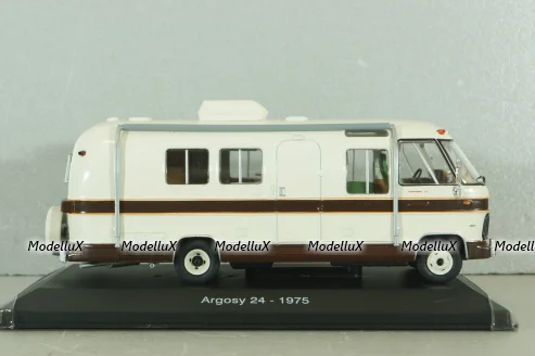 Airstream Argosy 24 camper van 1975, white, HPC041, Hachette Passion Camping-Cars #41 1:43
