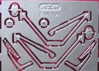 Фототравление Зеркала и дворники ГАЗ-53 ранние, EM-131