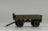 Прицеп 2-ПН-2 (гражданские номера) (с дугами и тентом), 600201, DiP Models 1:43