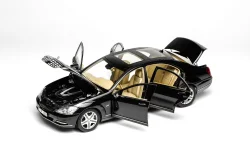 Mercedes-Benz S 600L (221), black, MotorHelix 1:18