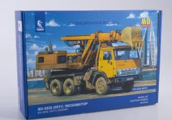 Камаз-5511 ЭО-3532 Экскаватор, 1600AVD, AVD Models 1:43