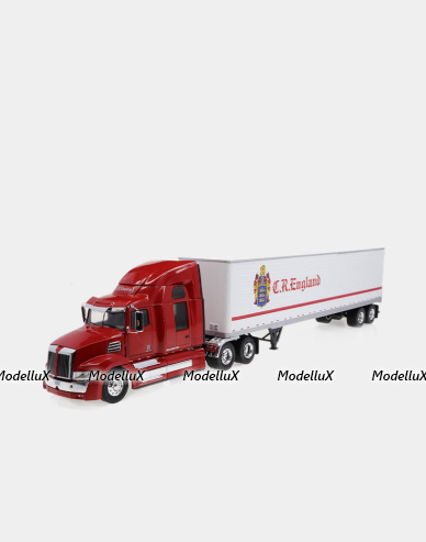 Western Star 5700 XE with semi-trailer  "C.R.England" 2016, American trucks, France, #34, Altaya 1:43