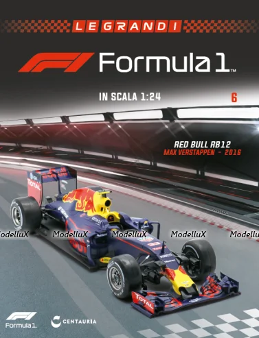 RED BULL RB12 - MAX VERSTAPPEN - 2016, LE GRANDI FORMULA 1 №6, 1:24