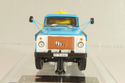 Газ-53-12 АЦПТ-3,3  "Молоко", 1988 г., голубой/желтый, 105356, DiP Models 1:43