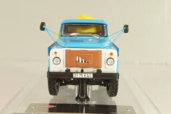 Газ-53-12 АЦПТ-3,3  "Молоко", 1988 г., голубой/желтый, 105356, DiP Models 1:43