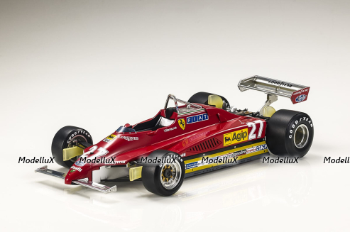 Ferrari 126 C2 1982 Gilles Villeneuve, GP19A, GP Replicas 1:18