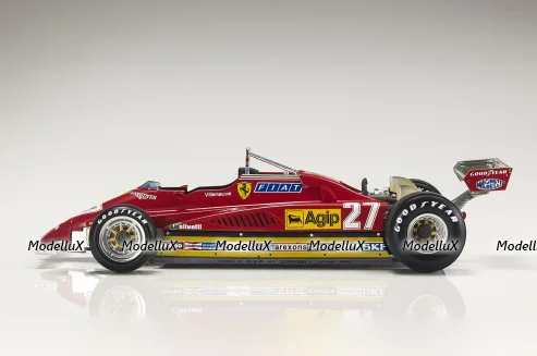 Ferrari 126 C2 1982 Gilles Villeneuve, GP19A, GP Replicas 1:18