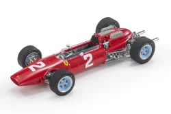 FERRARI F1 158 SCUDERIA FERRARI N 2 WORLD CHAMPION 1964 JOHN SURTEES - CON VETRINA - WITH SHOWCASE, GP Replicas 1:18