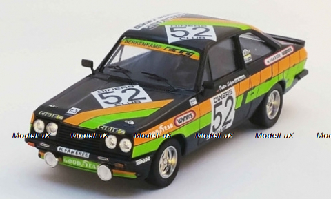 Ford Escort Mk II RS2000, No.52, Berkenkamp Racing, 24h Spa, 1979, A.Beauchef/D.Selzer/K.Mauer, Trofeu 1:43