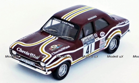 Ford Escort MK I, RHD, No.41, team Castrol, Chevin Wine, Rallye WM, RAC Rallye, T.Drumond/D.Richards, 1974, Trofeu 1:43