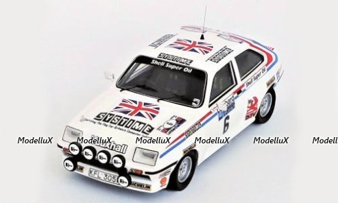 Vauxhall Chevette HSR, RHD, No.6, Sistime, Rallye WM, RAC Rallye, T.Pond/M.Nicholson, 1981, Trofeu 1:43