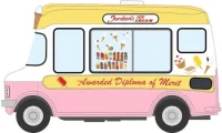 Bedford CF Morrison, RHD, Jordance Ice Cream, Ice Cream VAN, Oxford 1:43