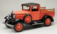Ford Model A Pick Up 1931 orange/black, SUN6116, SunStar 1:18