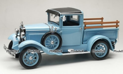 Ford Model A Pick Up 1931 blue/black, SUN6117, SunStar 1:18