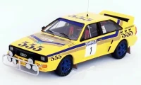 Audi quattro, No.1, 555, Rallye Hong Kong - Peking, S.Blomqvist/B.Berglund 1986, Trofeu 1:43