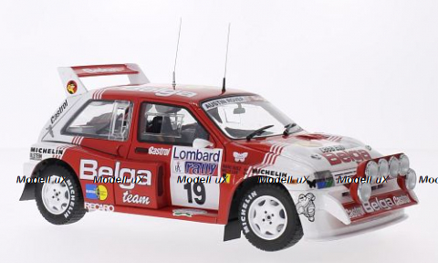 MG Metro 6R4 No.19 Belga RAC Rally 1986 M.Duez, SUN5534, SunStar 1:18