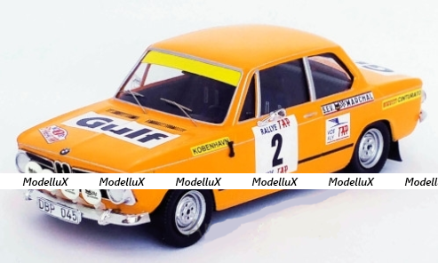 BMW 2002 ti, No.2, Rallye Portugal, L.Asterhag/C.Billstam 1972, Trofeu 1:43