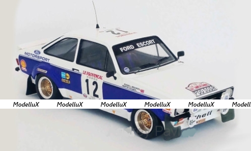 Ford Escort MK II RS 1800, No.12, Ford Motor Sport, Rallye WM, tour de Course, R.Brookes/M.Holmes 1977, Trofeu 1:43