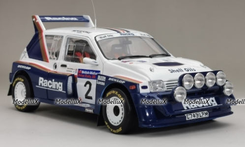 MG Metro 6R4 #2, M.Jimmy/ G.Ian winner British Midland Ulster Rally 1986, SUN5542, SunStar 1:18