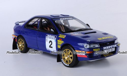 Subaru Impreza 555 #2 C.McRae/D.Ringer winner Rally of New Zealand 1994, SUN5502, SunStar 1:18