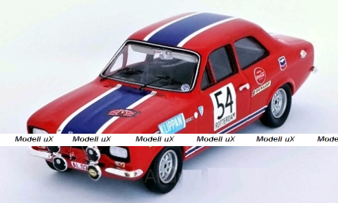 Ford Escort MK I No.54, Staepelaere Tulip Rally 1969, Trofeu 1:43