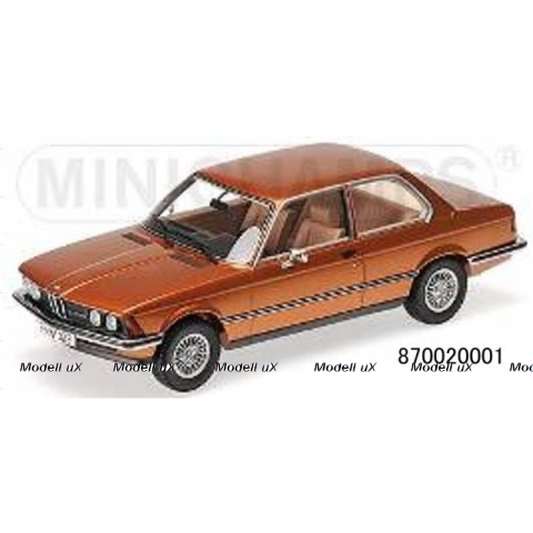 BMW 323i (E21) 1975 Orange 870020001, Minichamps 1:87