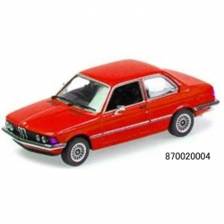 BMW 323i (E21) 1975 Red, 870020004, Minichamps 1:87