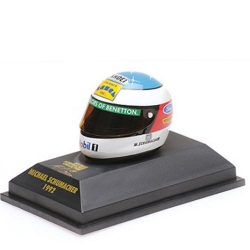 Helmet Michael Schumacher 1st Win Belgian GP 1992, 510389219, Minichamps 1:10