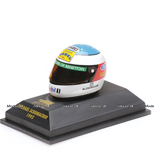 Helmet Michael Schumacher 1st Win Belgian GP 1992, 510389219, Minichamps 1:10
