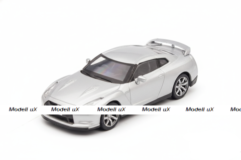 Nissan GT-R, silver, Суперкары, лучшие Автомобили Мира #18, Deagostini 1:43