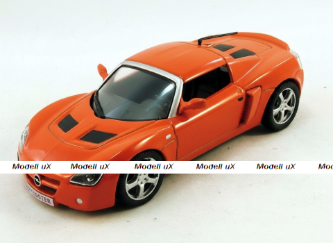 Opel Speedster, orange, Суперкары, лучшие Автомобили Мира #67, Deagostini 1:43