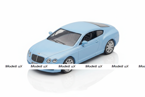Bentley Continental GT 2003, light blue, Суперкары, лучшие Автомобили Мира #12, Deagostini 1:43