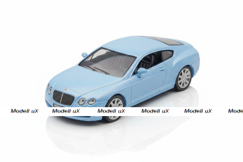 Bentley Continental GT 2003, light blue, Суперкары, лучшие Автомобили Мира #12, Deagostini 1:43
