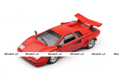 Lamborghini Countach LP500S 1982, red, Суперкары, лучшие Автомобили Мира #1, Deagostini 1:43