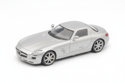 Mercedes SLS AMG (C197) 2010, silver, Суперкары, лучшие Автомобили Мира #14, Deagostini 1:43