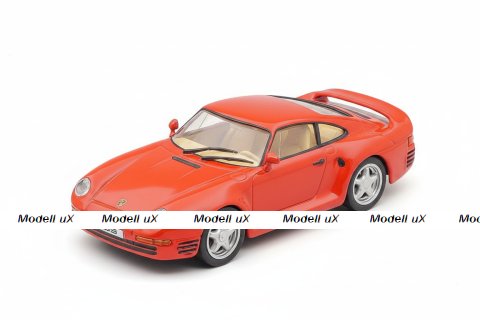 Porsche 959 1986, red, Суперкары, лучшие Автомобили Мира #61, Deagostini 1:43