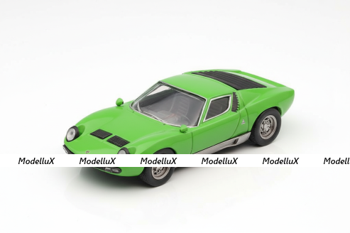 Lamborghini Miura P400SV 1966, green, Суперкары, лучшие Автомобили Мира #26, Deagostini 1:43