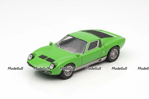 Lamborghini Miura P400SV 1966, green, Суперкары, лучшие Автомобили Мира #26, Deagostini 1:43