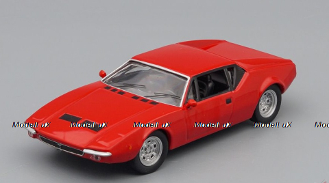 De Tomaso Pantera GTS 1971, red, Суперкары, лучшие Автомобили Мира #42, Deagostini 1:43