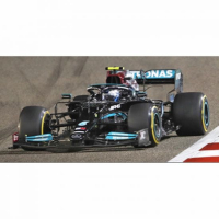 Mercedes AMG Petronas Formula One Team No.77 W12 E Performance 3rd Bahrain GP 2021 Valtteri Bottas, 18S577, Spark 1:18