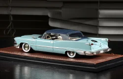 Imperial Crown Convertible Closed top 1959 Normandy Blue, GLM Models 1:43