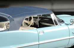 Imperial Crown Convertible Closed top 1959 Normandy Blue, GLM Models 1:43