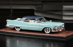 Imperial Crown Convertible Closed top 1959 Normandy Blue, GLM Models 1:43