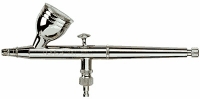 Аэрограф Hansa 381 chrome 213814 (конусное сопло 0,3 мм)