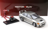 Mitsubishi Lancer EVO 4 IV, silver, 1999, M84001, MotorHelix 1:18